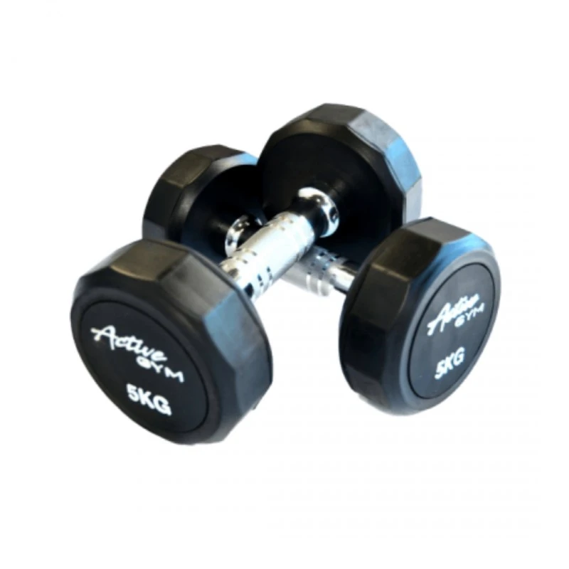 47,5кг Професионални Гумени Гири Active Gym Professional Rubber Dumbbells 47,5 kg