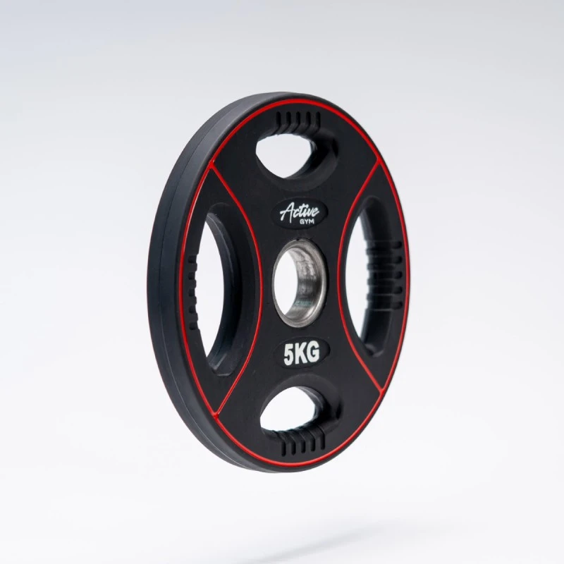 20кг GRAY Олимпийски свободни уретанови (TPU) тежести Active Gym TPU Weights