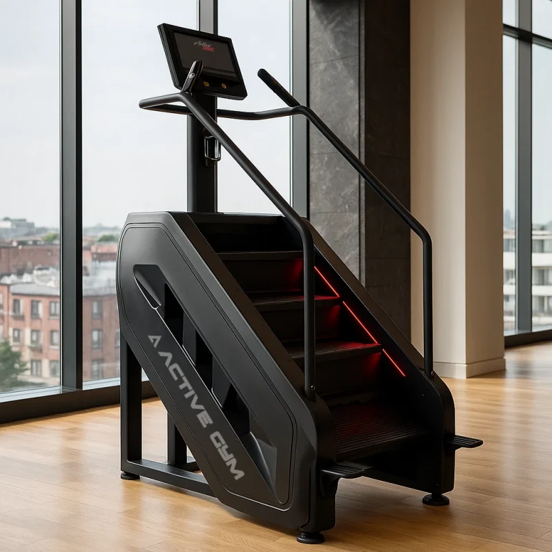 Active Gym Premium Line Stepmill Touch Screen Console