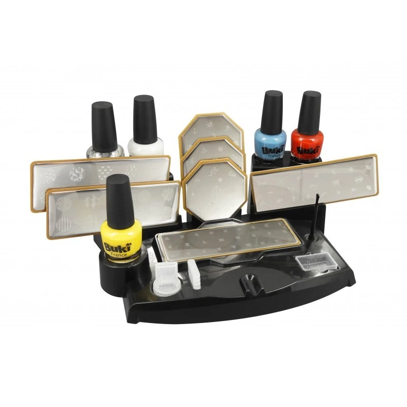 Образователен комплект, Buki France, Професионално студио за щамповане на нокти, 14 части