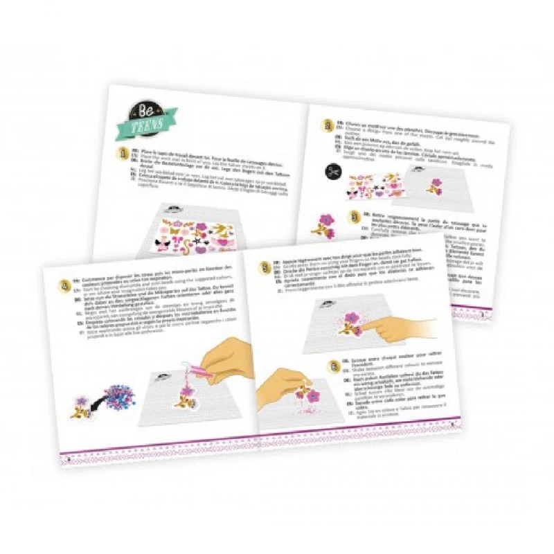 Направи си сам Buki France, перлени татуировки