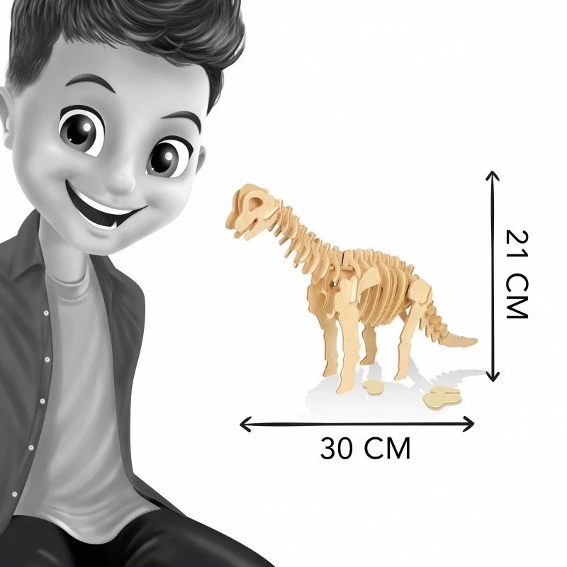 Образователен комплект, Buki France, Динозавър 3D, Брахиозавър