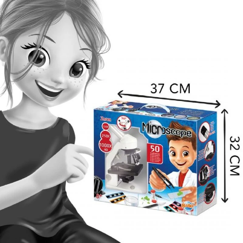 Микроскоп Buki France - 50 експеримента