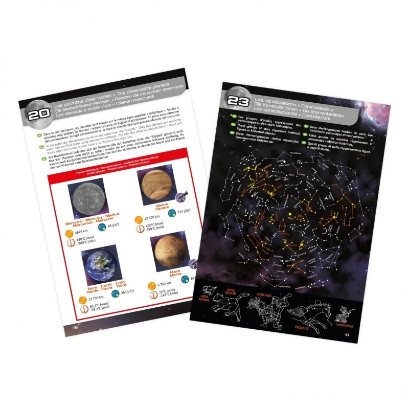 Образователна играчка, Buki France, Лунен телескоп с 30 функции