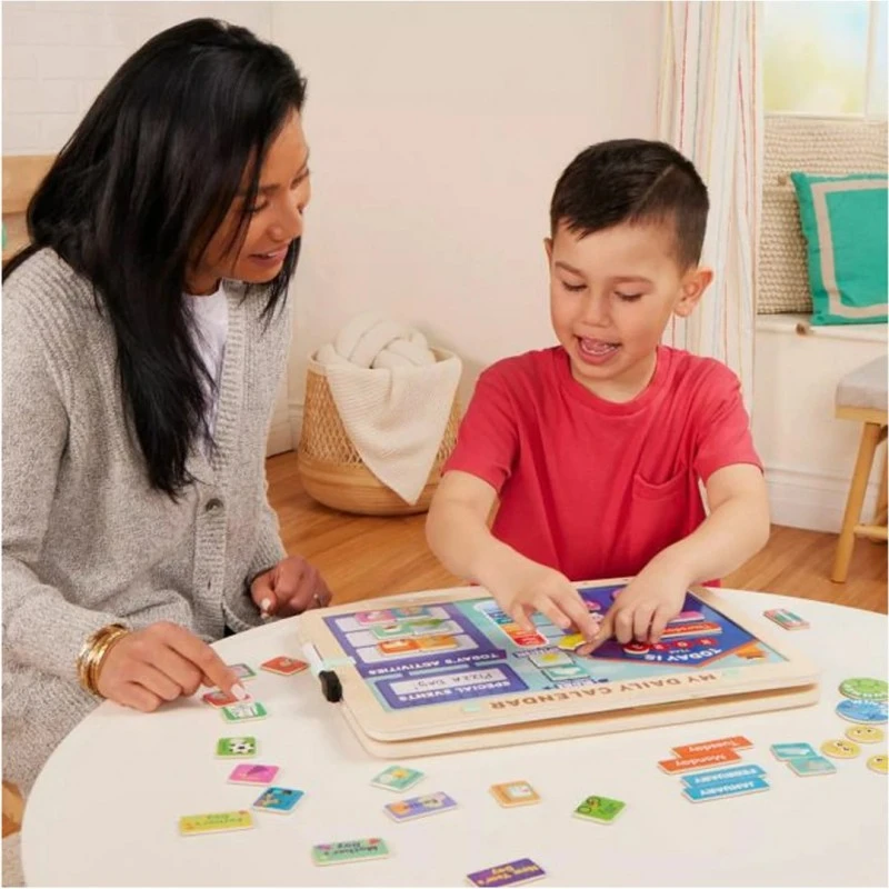 Образователен комплект, Battat, Магнитен календар, 85 части