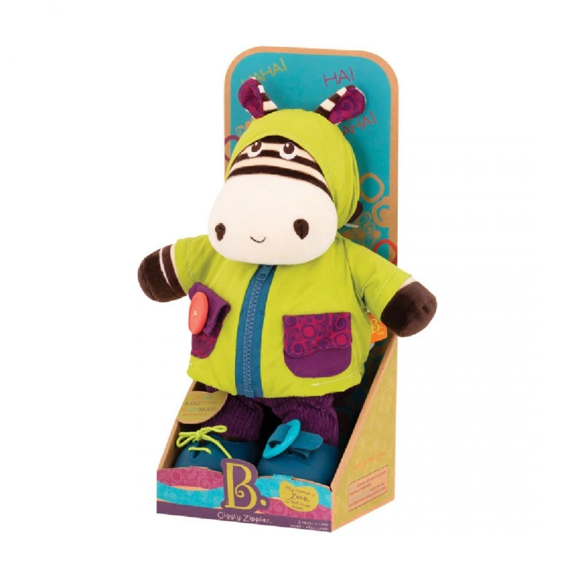 Мека играчка за обличане B Toys Хипопотам