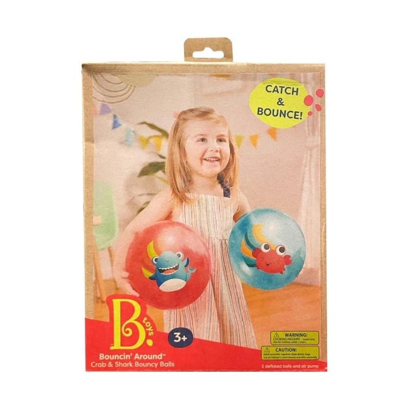 Комплект за игра, Battat, Подскачащи топки, 2 броя, 22 см