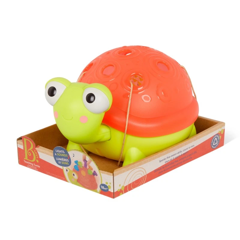 Образователна костенурка, Battat, 11 части, Светлини, Звуци