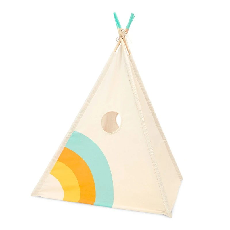 Комплект за игра, Battat, Палатка Дъга, 120 x 120 x 163 cm, 36 части