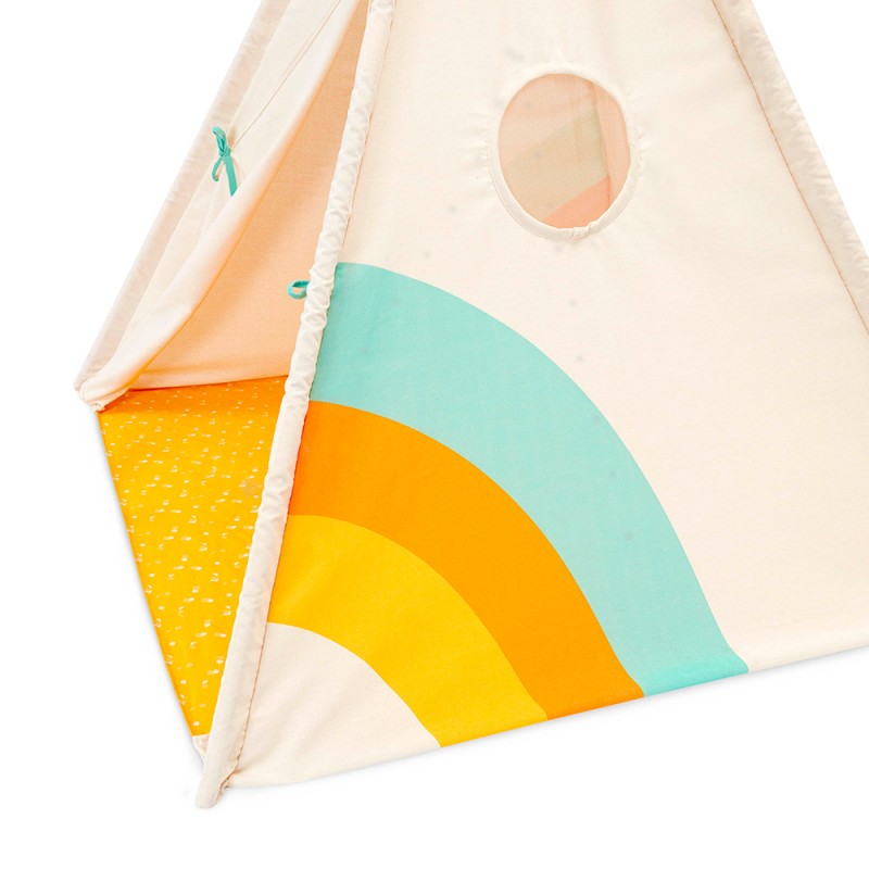 Комплект за игра, Battat, Палатка Дъга, 120 x 120 x 163 cm, 36 части