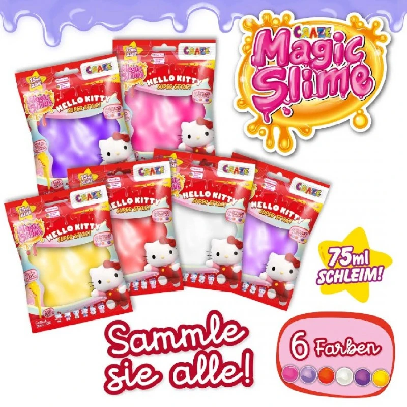 Магическо желе в торбичка с изненада, Craze, Hello Kitty