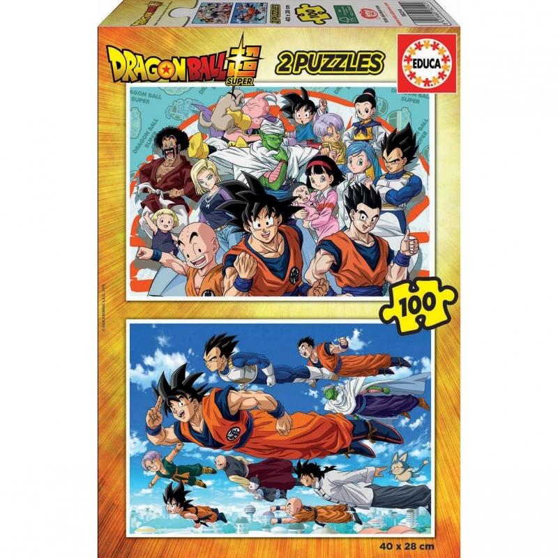 Пъзел Educa Dragon Ball, 2х100 части