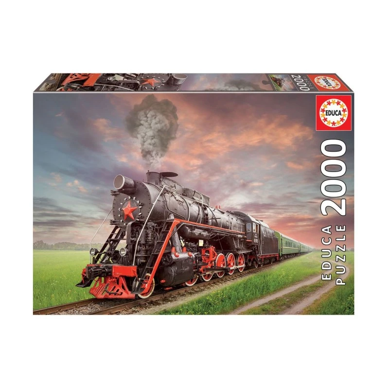 Съветски влак - пъзел 2000 части