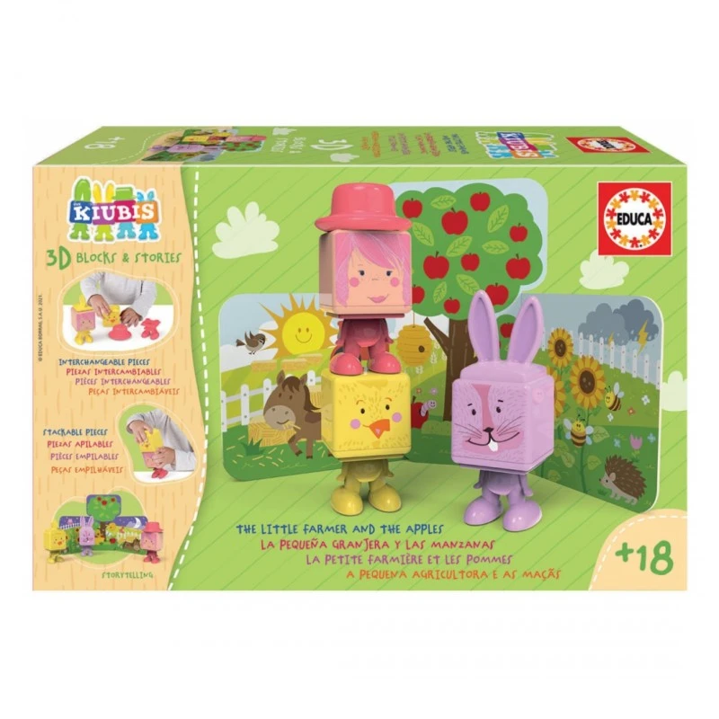 Образователна игра, Educa, The Kiubis, Малкият фермери и ябълките