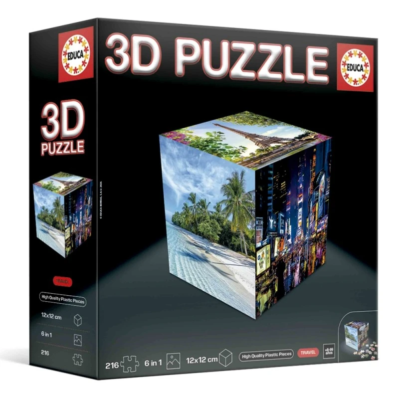 Пъзел 3D, Educa, Пътуване