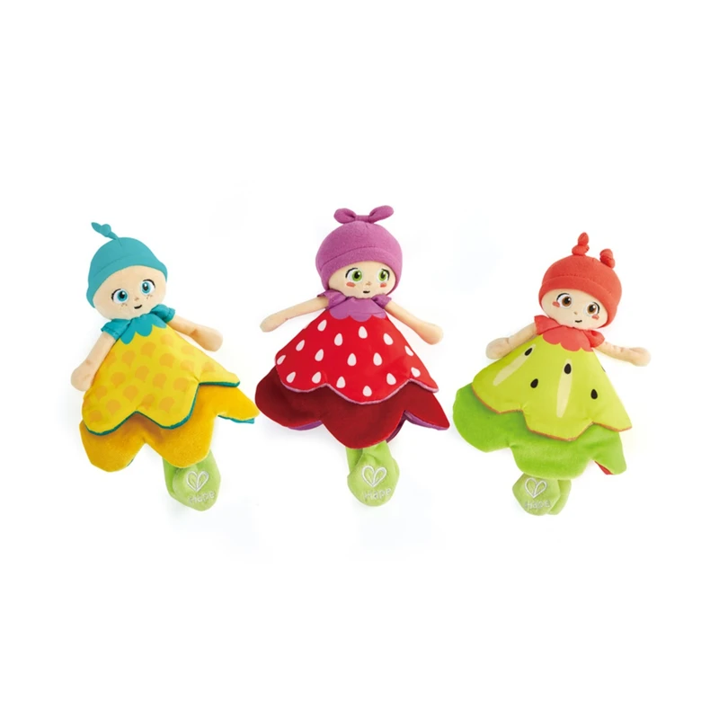 Бебешка играчка, Hape, Мека кукла, Цветорини