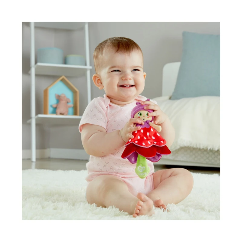 Бебешка играчка, Hape, Мека кукла, Цветорини