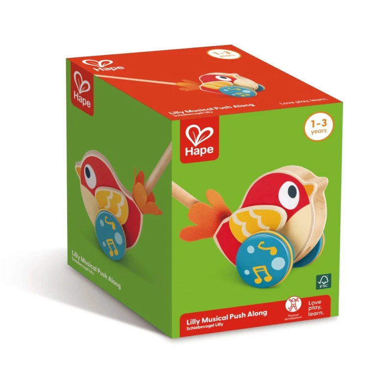 Музикална пръчка за бутане, Hape, Лили