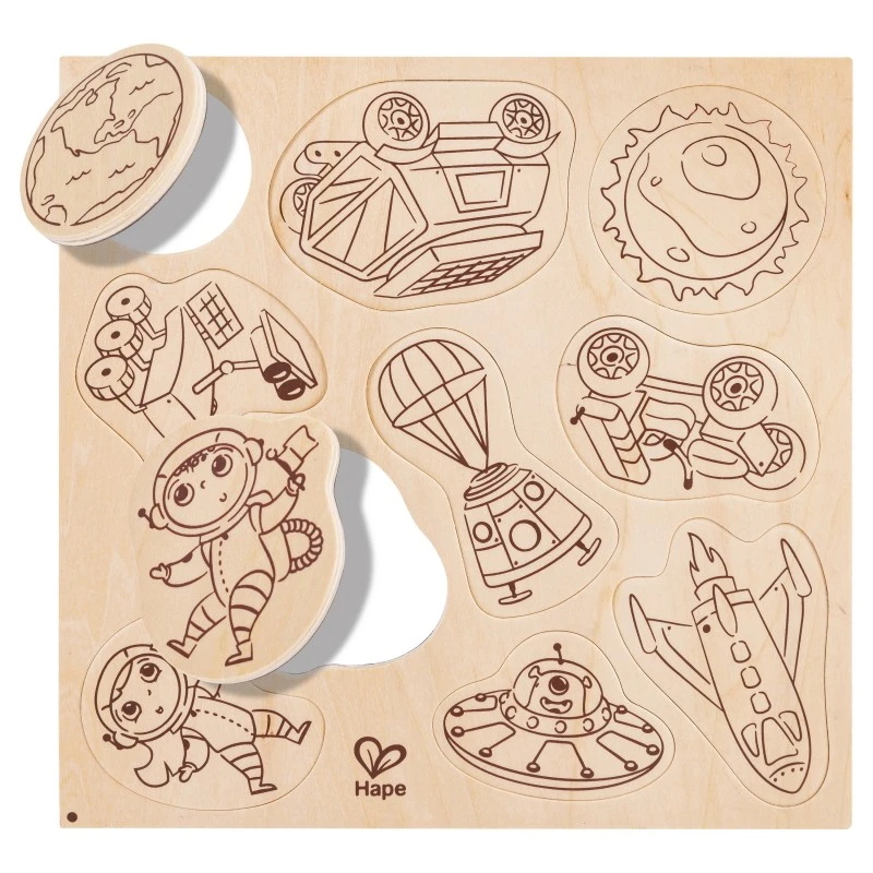 Творчески комплект, Hape, Направи си сам магнити, Живот на Марс, 17 части