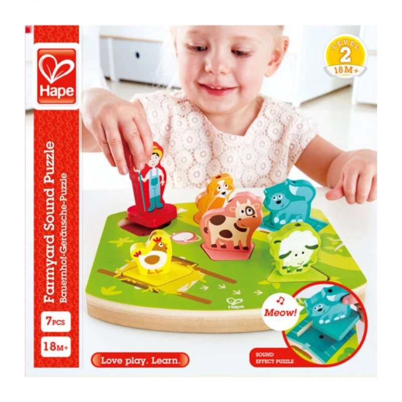 Дървен пъзел, Hape, Музикална ферма