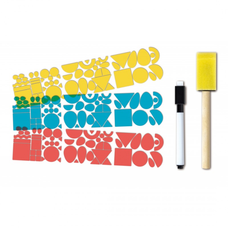 Творчески комплект, Hape, Цветове и форми, 179 части