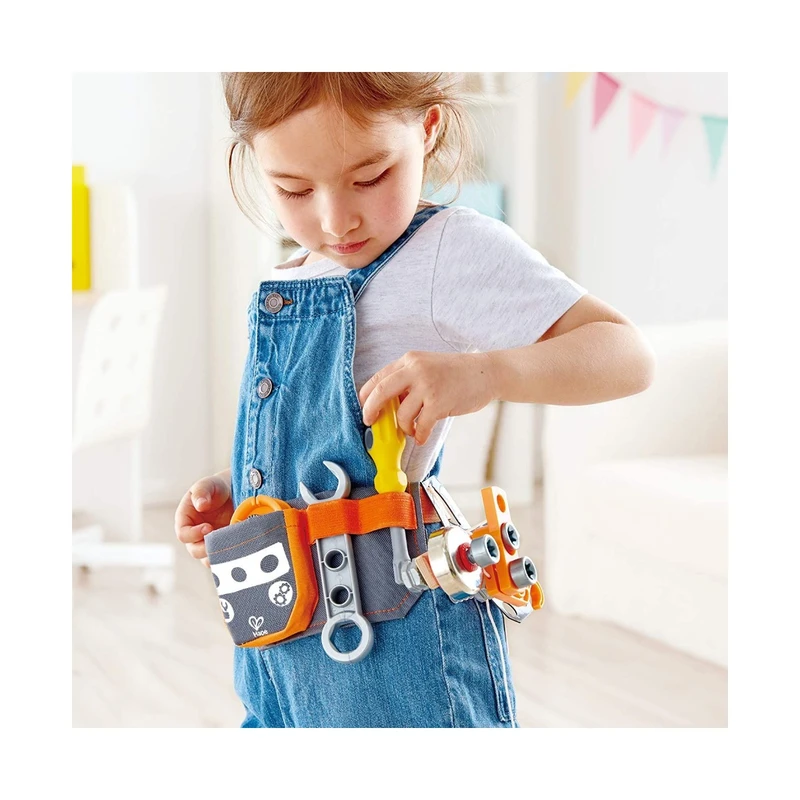 Игрален комплект, Hape, Млад изобретател, Колан с инструменти, 19 части