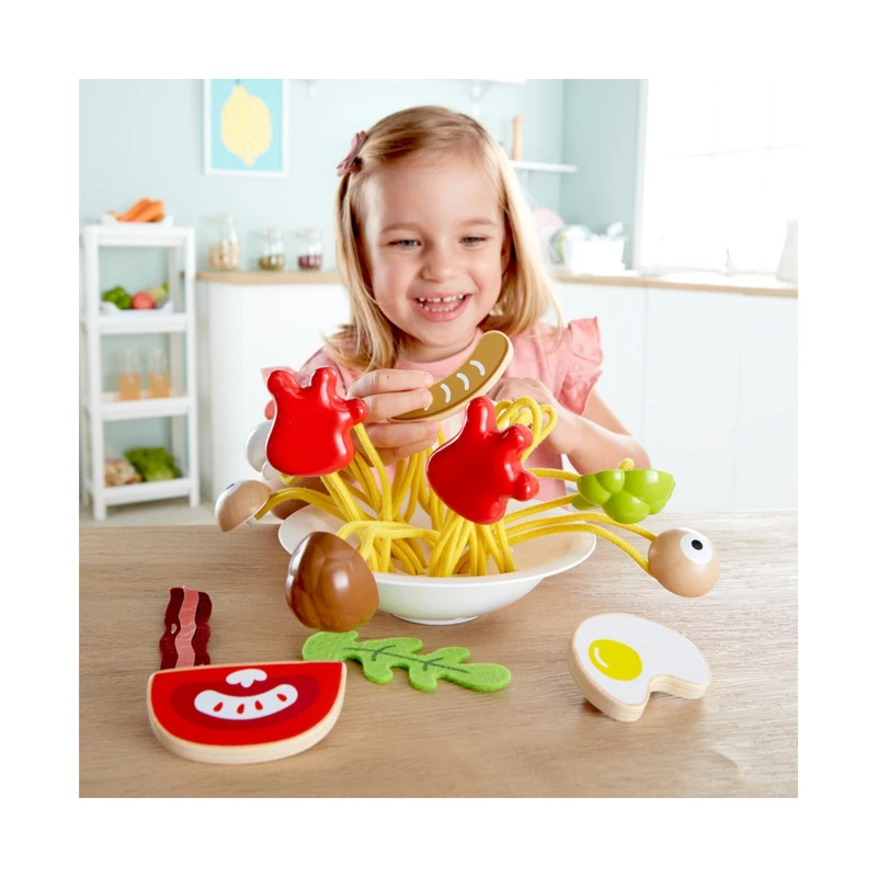 Игрален комплект, Hape, Смешни спагети, 14 части