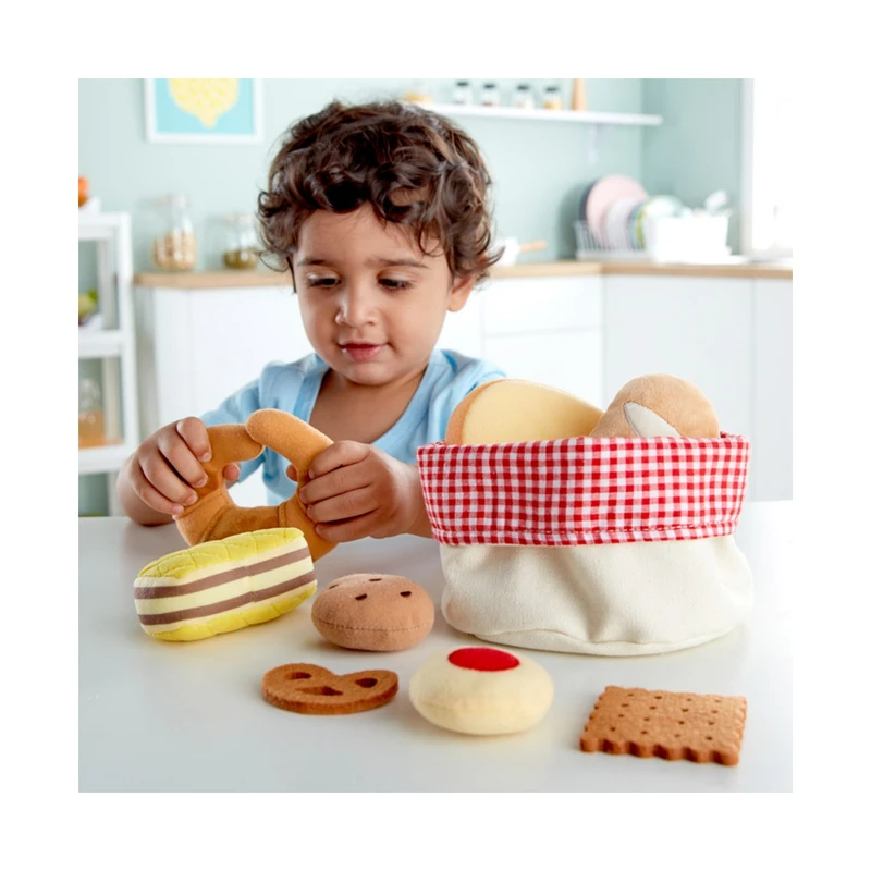 Игрален комплект, Hape, Кошница с хлебчета, 9 части