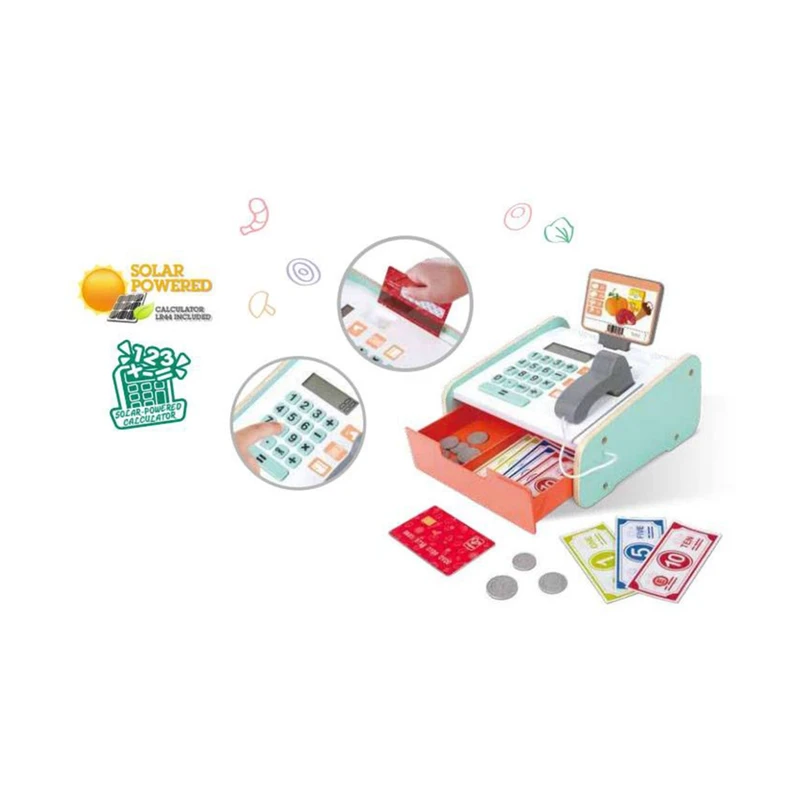 Интерактивна играчка, Hape, Фантастичен касов апарат, 21 х 12 х 24 см