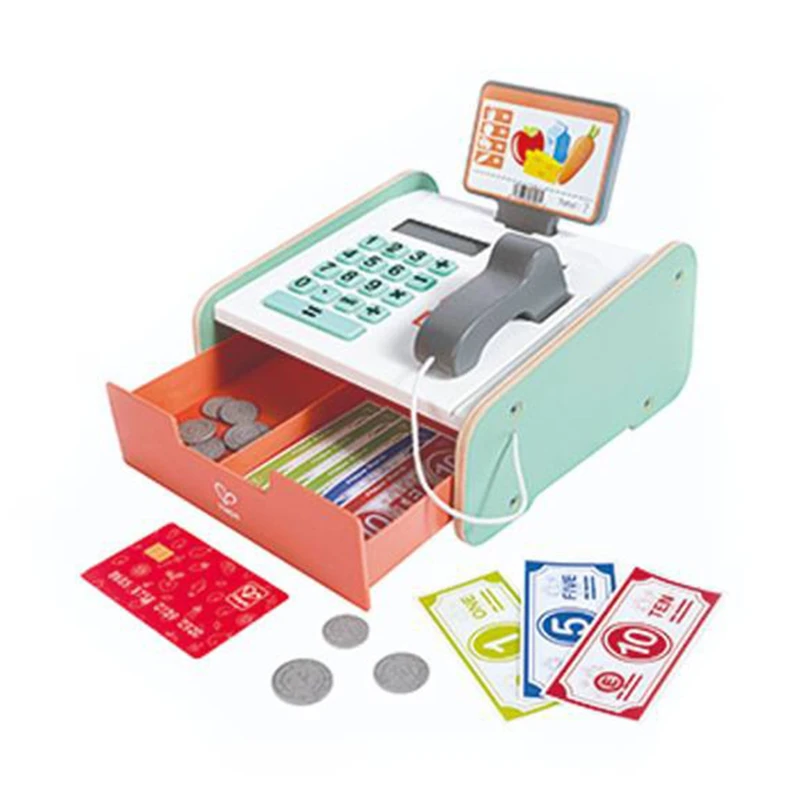 Интерактивна играчка, Hape, Фантастичен касов апарат, 21 х 12 х 24 см