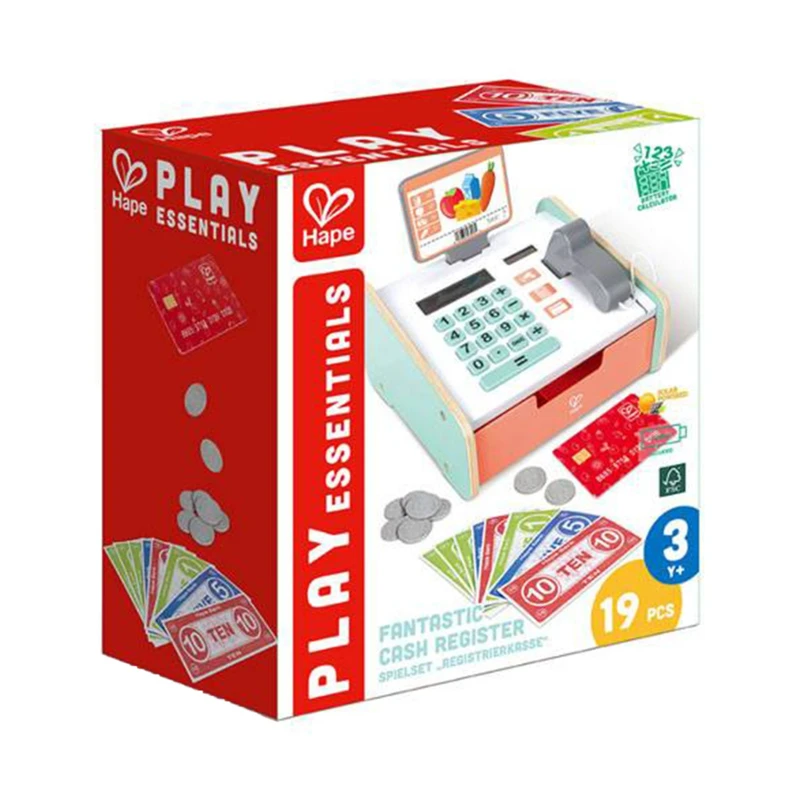 Интерактивна играчка, Hape, Фантастичен касов апарат, 21 х 12 х 24 см