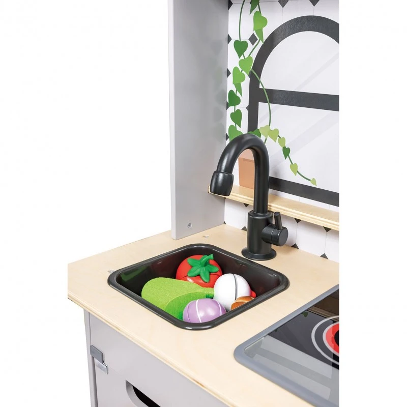 Детски игрален комплект, Hape, модерна кухня, 59.8 x 29.7 x 85.5 cm