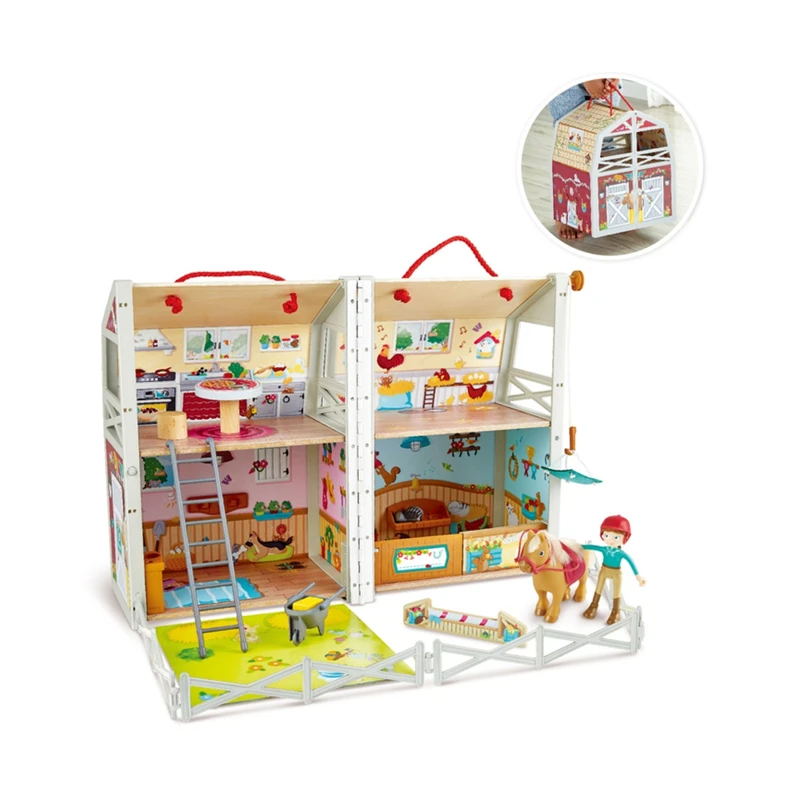 Сгъваем комплект за игра Hape, Ранчо