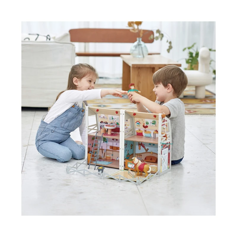 Сгъваем комплект за игра Hape, Ранчо
