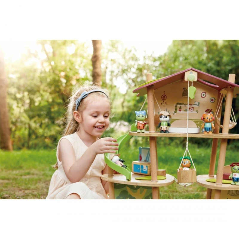 Дървен комплект, Hape, Уай и Кейл спасители на моретата, 11 части