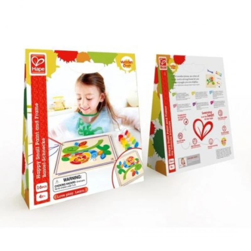 Творчески комплект, Hape, Оцвети и играй, Щастливият охлюв