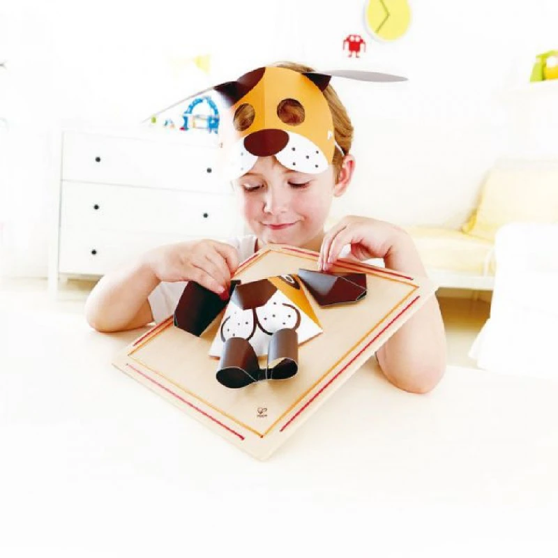 Творчески комплект, Hape, Направи си сам картина и маска, Кученце