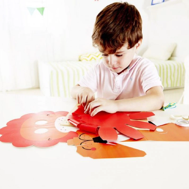 Творчески комплект, Hape, Направи си сам картина и маска, Лъв