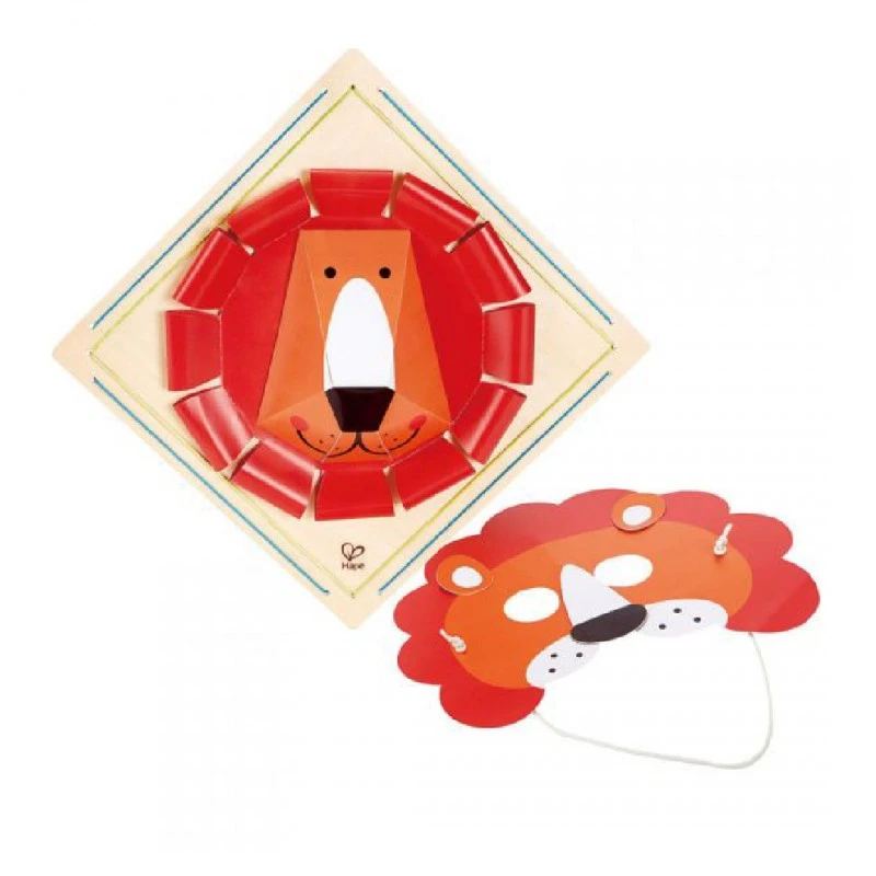 Творчески комплект, Hape, Направи си сам картина и маска, Лъв