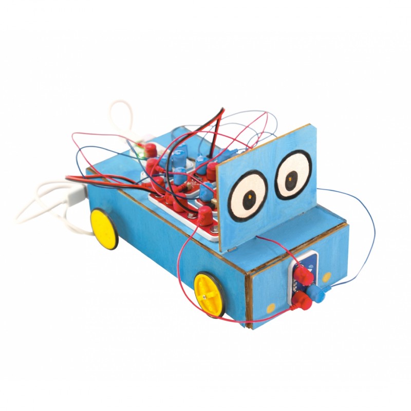 Образователен комплект, Hape, LabBox, Лаборатория за изследване на вериги, 95 части