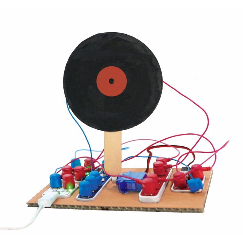 Образователен комплект, Hape, LabBox, Изследване на вериги, Повишаващо ниво, 47 части