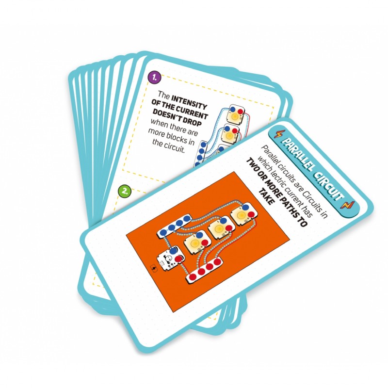 Образователен комплект, Hape, LabBox, Изследване на вериги, Повишаващо ниво, 47 части