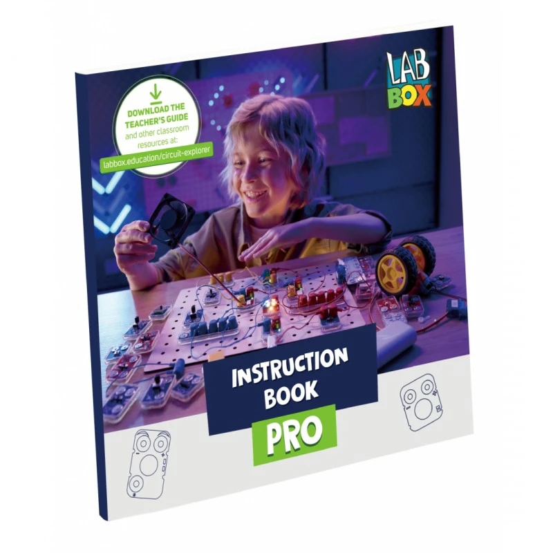 Образователен комплект, Hape, LabBox, Изследване на вериги, Про ниво, 34 части