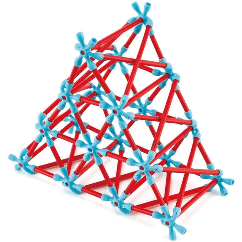 Бамбуков конструктор, Hape, Flexistix, Креативен комплект, 133 части