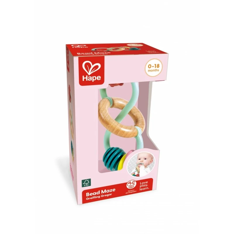 Бебешка играчка, Hape, Лабиринт от мъниста