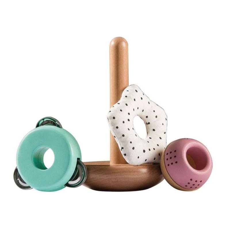 Бебешка играчка, Hape, Кула за подреждане, 4 части