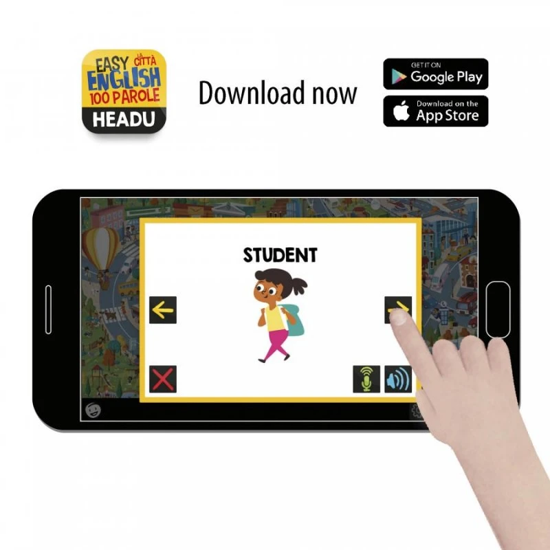 Образователен пъзел, Headu, Първи 100 английски думи, Град