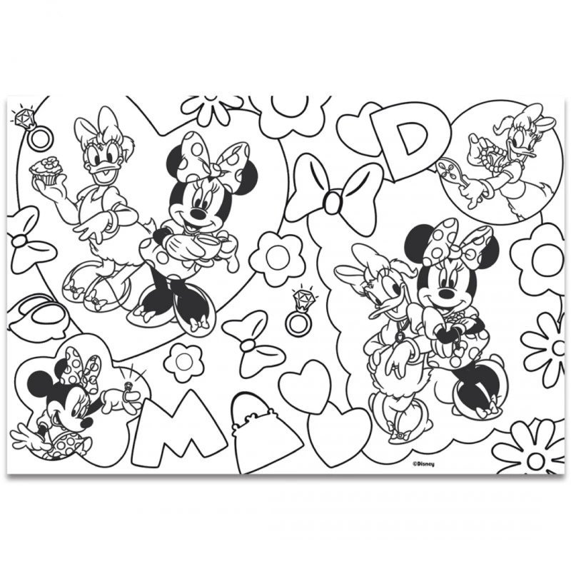 Пъзел, Lisciani, Mini Mouse, Двулицев пъзел 60 части