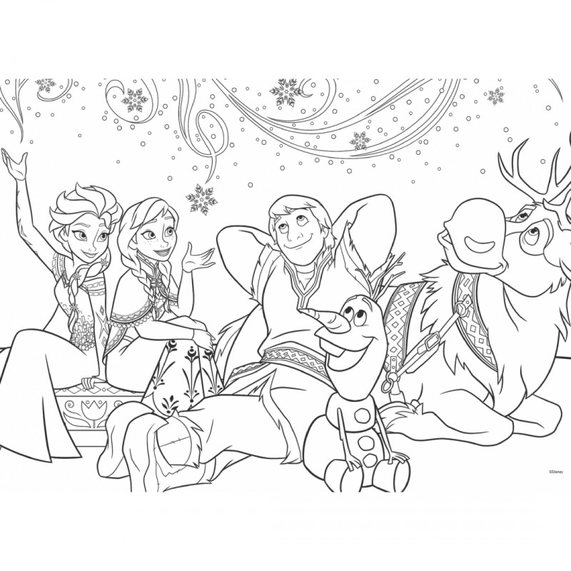 Пъзел, Lisciani, Frozen, Двулицев пъзел 24 части