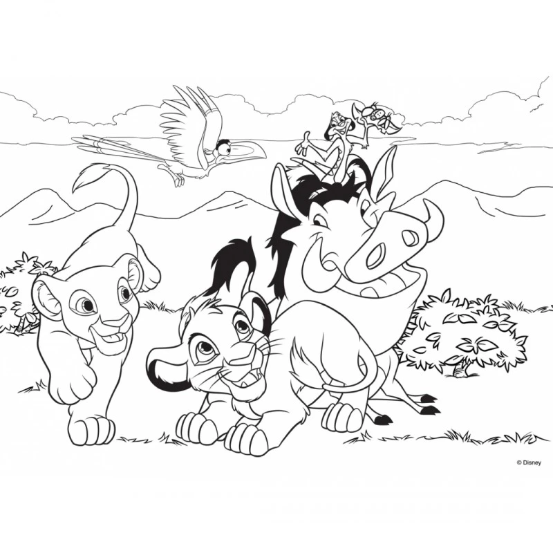 Пъзел, Lisciani, Disney, Цар Лъв, Двулицев пъзел 24 части